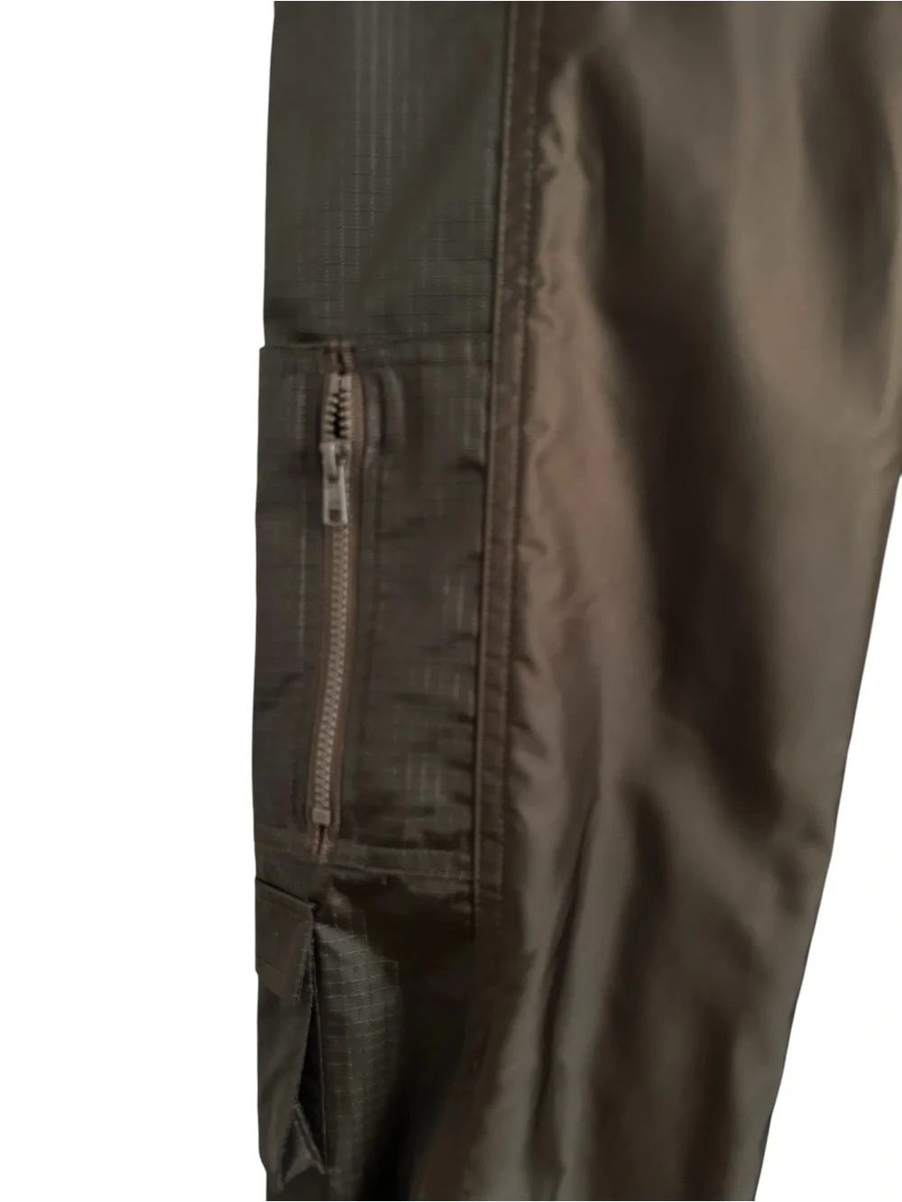 Alo Yoga Blaze Trouser Pants Espresso Brown Ripstop Utility Straight Size XS